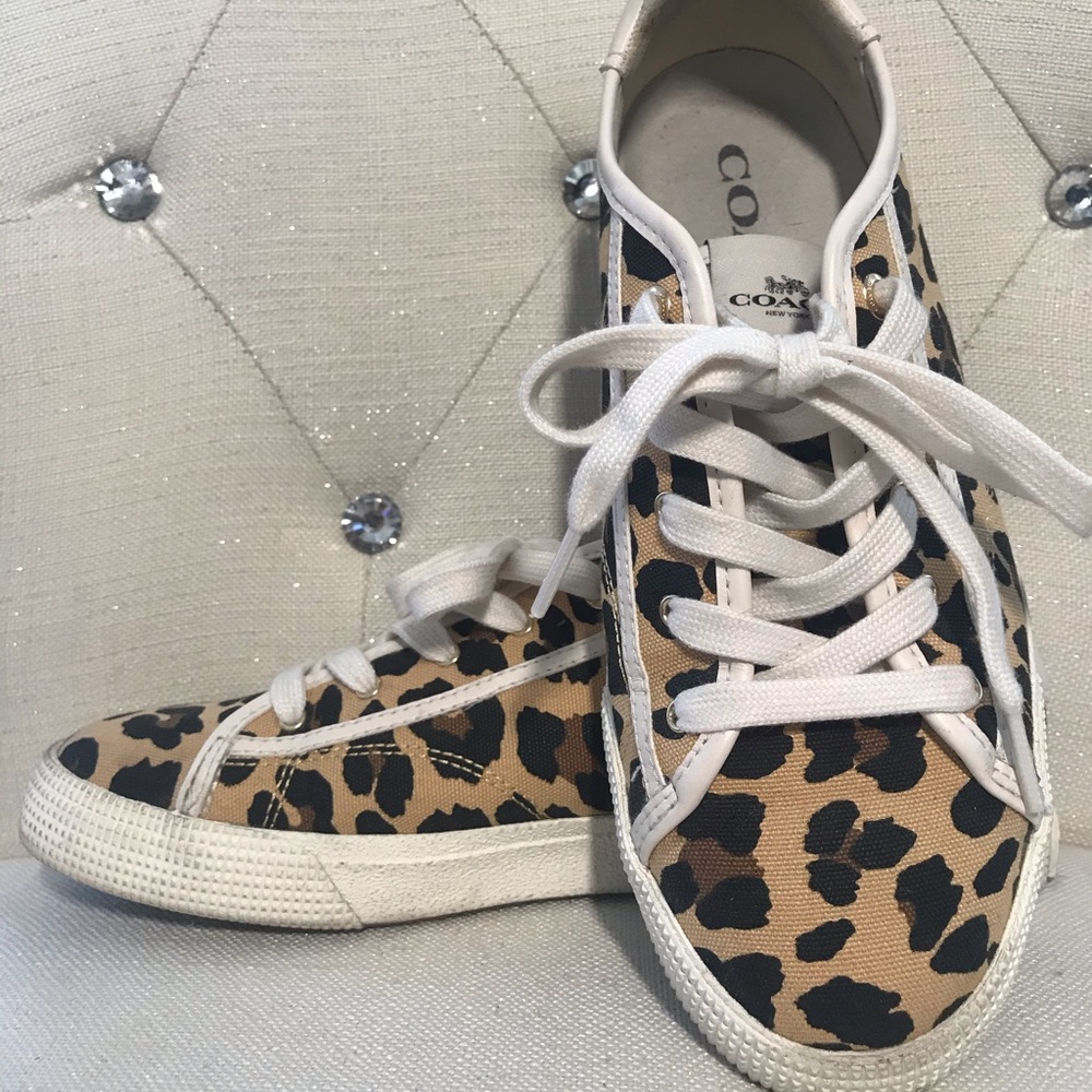 Coach ocelot sneakers